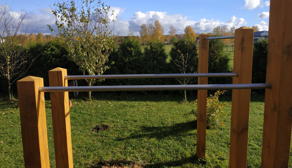 DIY outdoor calisthenics equipment My pullups journey